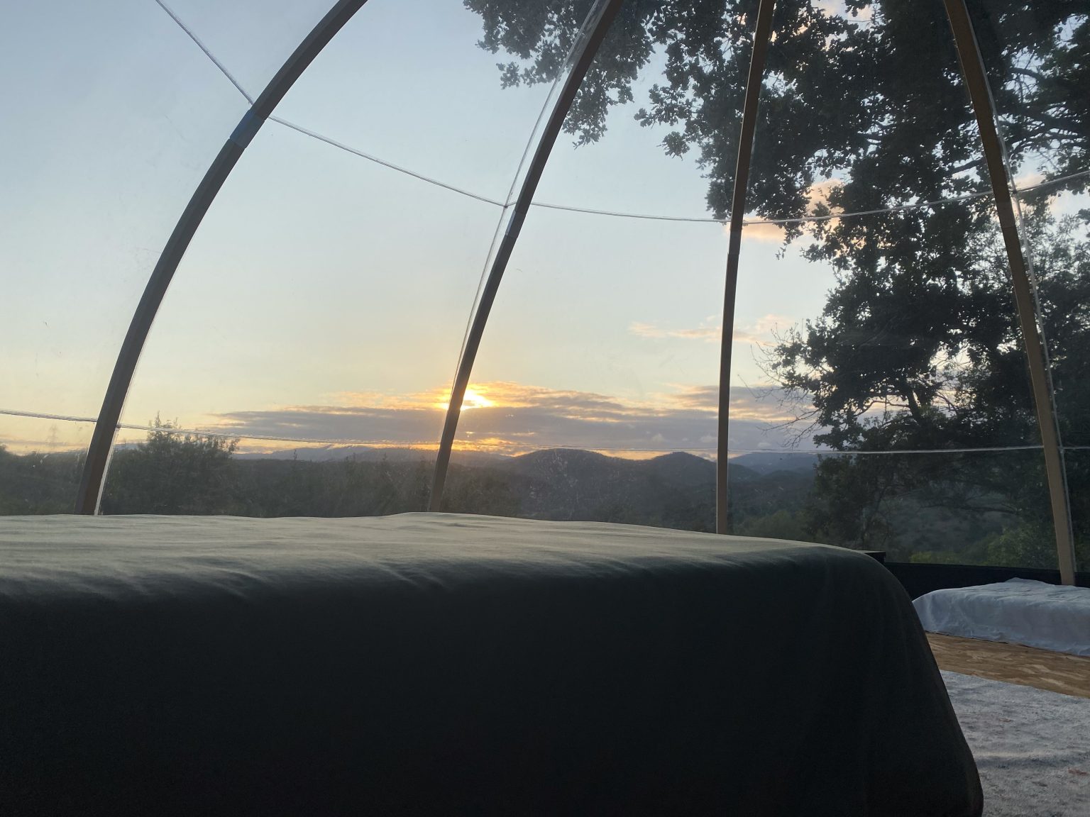 Séjour entre amis ou en famille : hébergement à la belle étoile à Béziers hérault - Bulle chêne